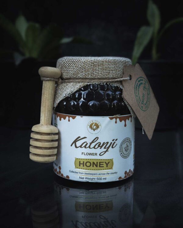 500ml bottle of kalonji honey